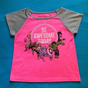 Marvel “Be Awesome Today” superheroes T-shirt